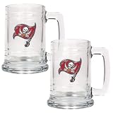 Tampa Bay Buccaneers Set of 2 Beer Mugs