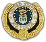 Air Force Wreath Small Pin