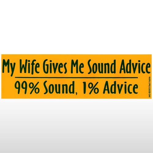 288 Sound Advice Bumper Sticker