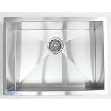 Buy 23 Inch - Zero Radius Design 16 Gauge Stainless Steel Undermount Single Bowl... by CBath