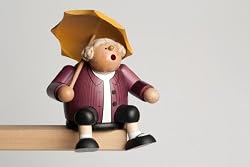Christmas Smoker - Girl with umbrella (7 Inch)