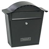 Traditional Black Mail Box