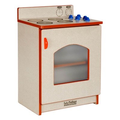 Ecr4kids Play Kitchen Stove Laminate Wood Grain