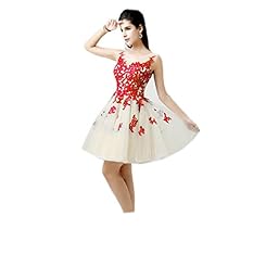 Knee Length Short Lace 2015 Scoop Neck Bridesmaid Dress/Prom Dress 