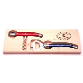 Multi Color Handles Laguiole wine waiter corkscrew and bottle opener used by professionals... by Laguiole