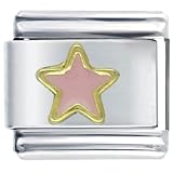 Star Pink Sports Italian Charms Bracelet Link