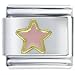 Jewelry : Star Pink Sports Italian Charms Bracelet Link