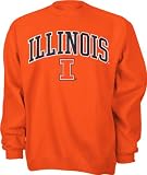Illinois Fighting Illini Orange Tackle Twill Crewneck Sweatshirt