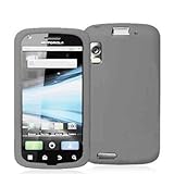 Smoke Silicone Rubber Gel Soft Skin Case Cover for Motorola Atrix 4G Phone  ....