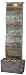 Kenroy Home #50251SL Curvature Indoor/Outdoor Floor Fountain in Natural Slate Finish