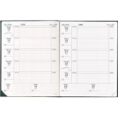 Quo Vadis Lehrerkalender "Magister", 21x27cm, 1 Woche/1 Seite, schwarz, 626004