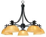 Access Lighting 26125-ABRZ/AMB 5 Light Ambrato Chandelier,