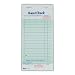 TOPS Guest Check Books, 7 x 3.38 Inch, 1-Part, 50 Sets, 5-Pack, White (45740)