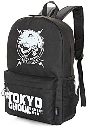 MG Store Hot Tokyo Gouls Children Backpacks 3d Cartoon School Oxford Figure Teen's Shoulder Bag,black