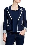 Mango Women's Contrasting Trim Blazer