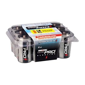 Rayovac ALC-12 UltraPRO Alkaline C Batteries, 12-Pack