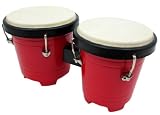 Junior Glossy Red Tunable Bongo Drums 5 & 6