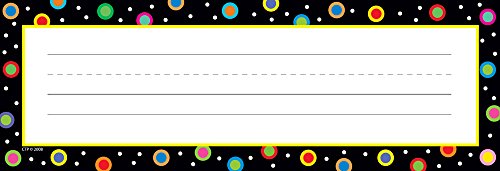 Creative Teaching Press Dots on Black Name Plates (4499) Creative Teaching Press Dots on Black Name Plates (4499)