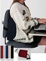 Lumbar Support Cushion - Burgandy color, this lumbar support office chair helps the lumbar and sacral region of the spinal column. This Lumbar support helps to keep a good posture while sitting and also prevent to any kind of spinal column problems, it is ideal for those who work all day at the office.
