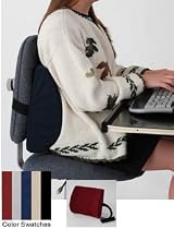 Lumbar Support Cushion - Burgandy color, this lumbar support office chair helps the lumbar and sacral region of the spinal column. This Lumbar support helps to keep a good posture while sitting and also prevent to any kind of spinal column problems, it is ideal for those who work all day at the office.