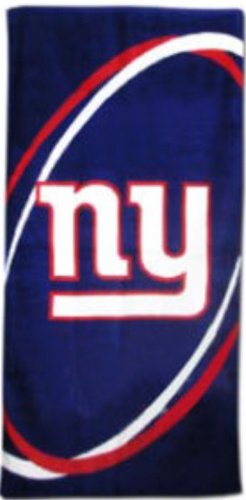 NFL Football New York Giants Towel for the Beach - Can Be Used for Bath