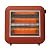 ±0 Infrared Electric Heater プラスマイナスゼロ 遠赤外線電気ストーブ [レッド]