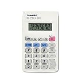 Sharp EL-233SB Handheld Calculator, Eight-Digit LCD
