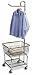 Household Essentials 7028 Commercial Chrome Laundry Cart and Hanger