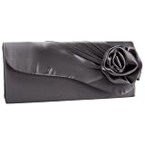 Jessica McClintock Flowers Clutch with Rose
