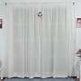 Beautiful Sheer Voil White 1 Pair 116" W X 84" L