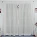 Beautiful Sheer Voil White 1 Pair 116 W X 84 L