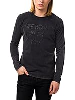 BIAGGIO Camiseta Manga Larga (Negro)