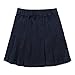 Bienzoe Girl's Cotton Stretchy Twill School Uniforms Pocket Pleated Skirt