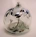 Kitras Art Glass - PEACE - TREE OF ENCHANTMENT - OIL LAMP - Old English - Hand Blown Glass -OL-TREE-03-PE
