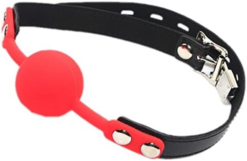 Hot Selling Fantasy Adult Sexy Toy Adjustable Breathable Mouth Gag (Red)