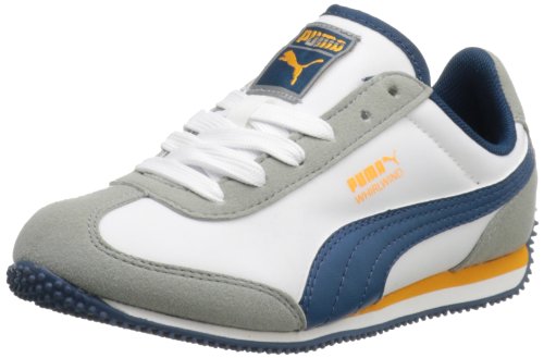 PUMA Whirlwind Jr Sneaker (Little Kid/Big Kid),Limestone Gray,3 M US Little Kid On Sale