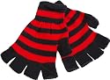 Striped Fingerless Gloves