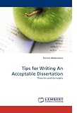 Tips for Writing An Acceptable Dissertation: Theories and Concepts