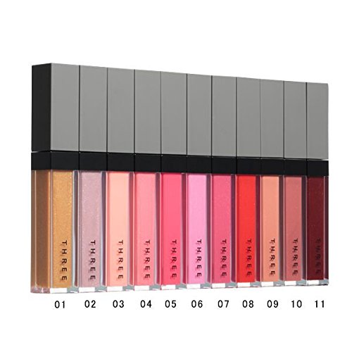 THREE(スリー) シマリング リップジャム　【国内正規品・THREEオリジナルショッパー付】 (11 CRANBERRY CRUNCH)