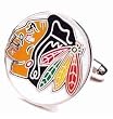 Chicago Blackhawks Cufflinks - NHL Hockey Sports Themed Formal Wear