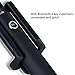 New Generation Selfie stick,MOKAI START® Monopod Extendable Selfie Stick Self Portrait Pole with Built-in Remote Shutter Button Designed for Apple, Android Smartphones
