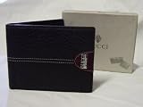 GUCCI Men's Wallet Bifold Black Genuine Leather Wallet New in Box by Gucci