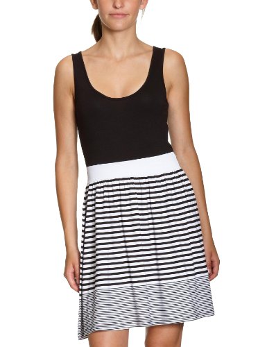 VILA CLOTHES Damen Kleid/ Knielang 14005936, Gr. 38 (M), Wei&szlig; (OPTICAL SNOW) Preisvergleich