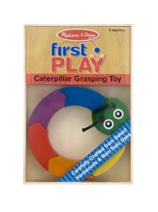 Wooden Caterpillar Grasping Toy