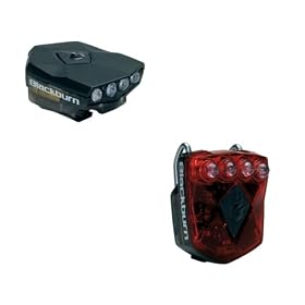Blackburn Flea Front HL Bicycle Headlight and Flea Rear Flasher Taillight Combo Pack