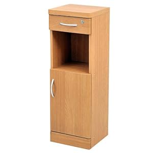 【クリックで詳細表示】山善(YAMAZEN) 電話台 (幅30) ライトブラウン FFX-9030(LBR)