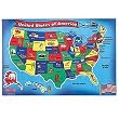 Melissa Doug 440 U.S.A. Map Floor- 51 pc