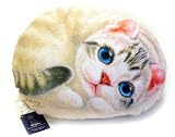 ヘンリーキャット 猫型クッション♪ チェリー ☆お子様の枕に最適サイズの画像