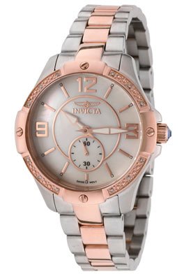 Invicta Women's 0265 II Collection 18k Rose Gold-Plated and Stainless Steel Watch