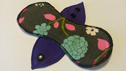 Bamboo & Cotton / PUL Reusable Cloth Pads - Panty Liners / Light Days Set of 10 Variety Pack -Variety Pack